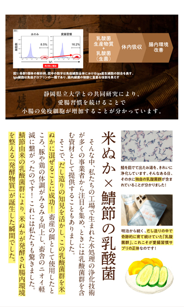 米ぬかと発酵の説明